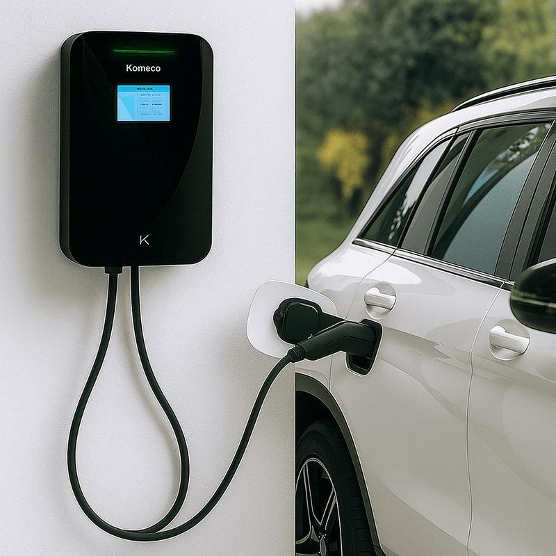 Carregador residencial instalado